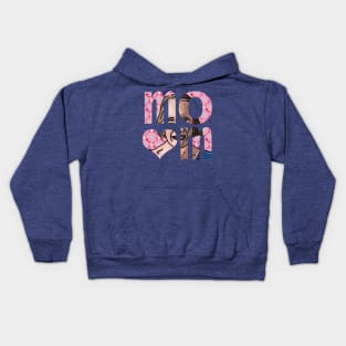 Mom of the Artist Floral Art Typography Kids Hoodie